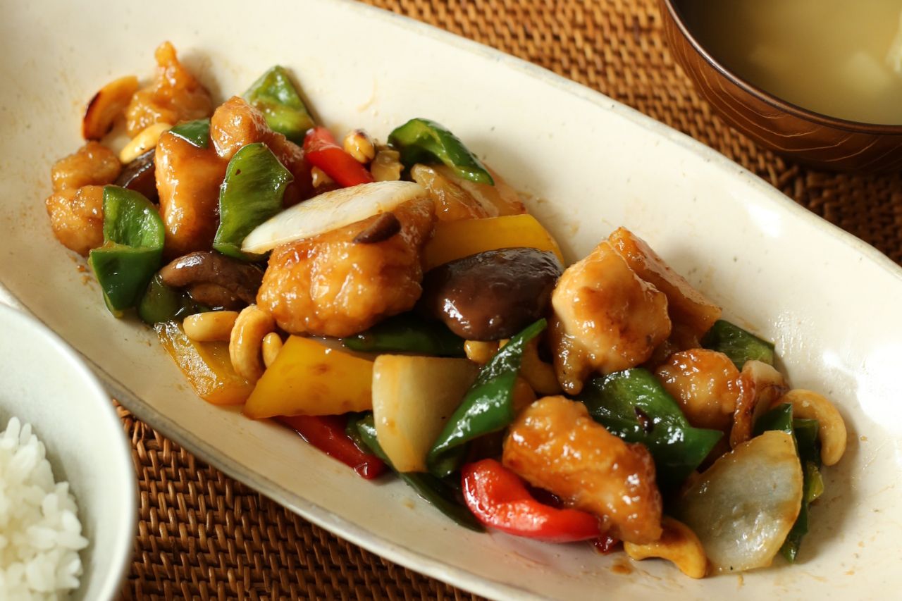 鶏肉のカシューナッツ炒め