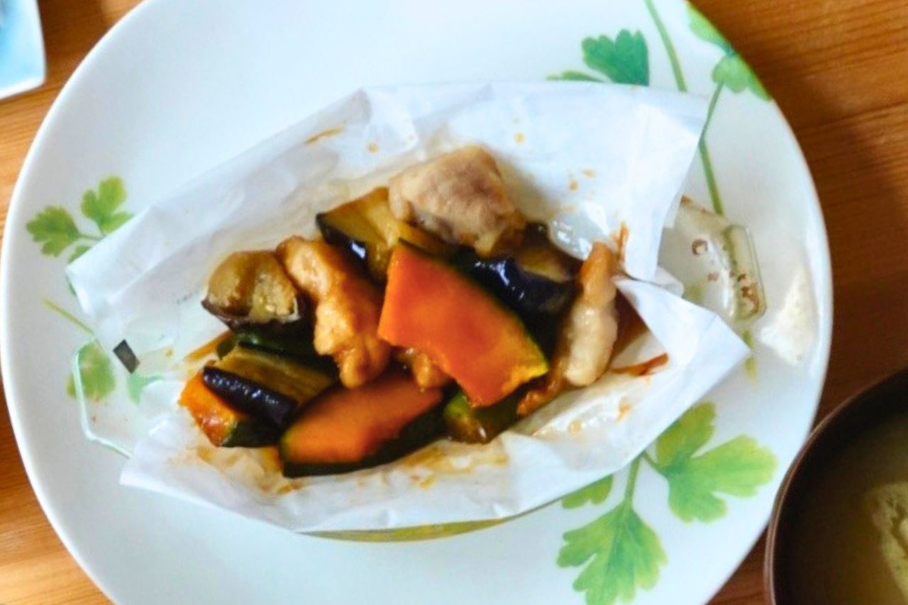 やわらか鶏唐揚げと3種野菜の甘酢ソース